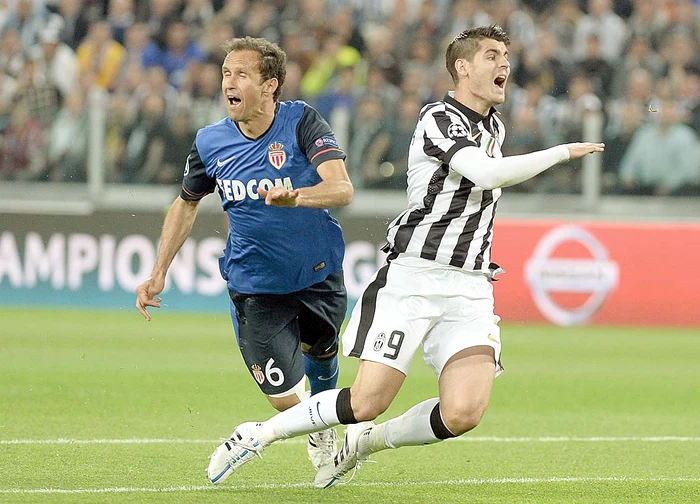 Cea mai controversată  fază a meciului  Juventus – AS Monaco 