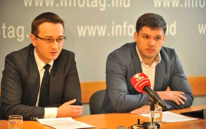 Avocaţii Sergiu Goţonoga şi Andrei Iosip susţin că Eventis Mobile este victima intereselor unor funcţionari de stat FOTO grifor