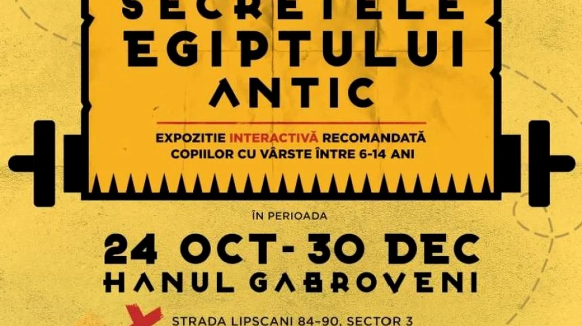 Seria de expozitii History Hackers  incepe cu Secretele Egiptului Antic jpeg