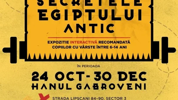 Seria de expozitii History Hackers  incepe cu Secretele Egiptului Antic jpeg