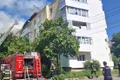 Incendiu la un bloc din Piatra Neamț FOTO: ISU