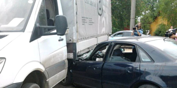 Accidentul s-a produs în această dimineață