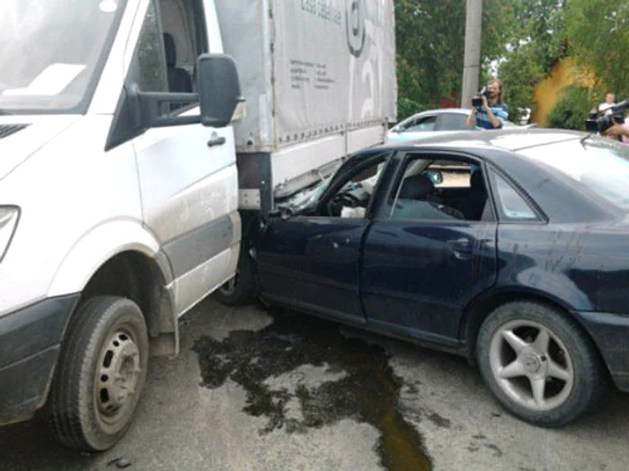 Accidentul s-a produs în această dimineață