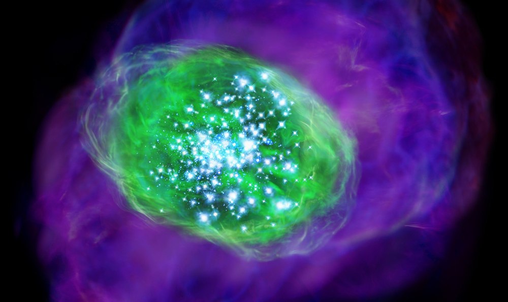 Telescopul James Webb detectează o galaxie extrem de tânără care aruncă gaze în întregul Univers timpuriu