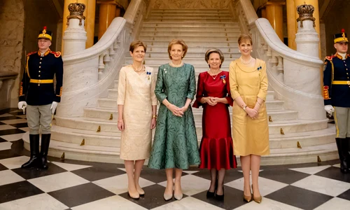 Fiicele Regelui Mihai, Majestatea Sa Margareta, Principesa Elena, Principesa Sofia, Principesa Maria la Corpul Diplomatic la Palatul Regal FOTO Alexandra Curea Gogu, Daniel Angelescu, Casa Majestății Sale (9) jpeg