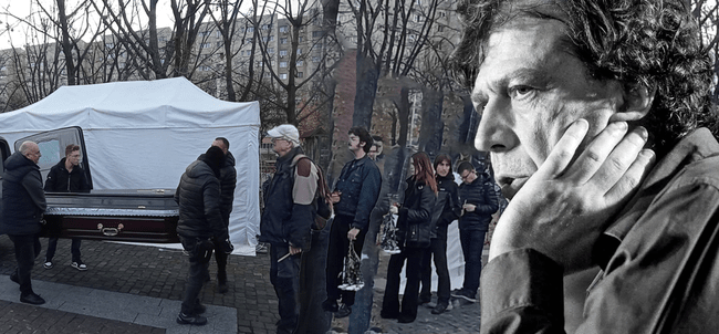 Cutremurător! Coadă la priveghiul lui Artan, ca în comunism! Sute de persoane i-au adus un ultim omagiu: „Adio, Everestul muzicii rock!” Fiica lui e un munte de durere