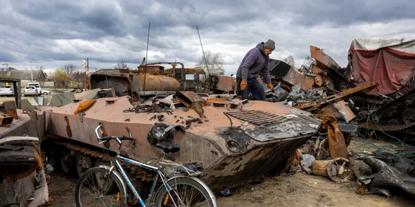 Ziua 55 a războiului Ucraina - Rusia Bucha FOTO Gettyimages