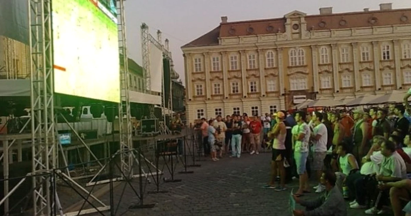 Suporterii timişoreni vor vedea, în Piaţa Unirii, finala campionatului la rugby