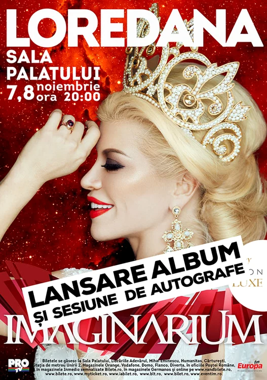 Acesta este afișul care anunță concertele din 7 și 8 noiembrie