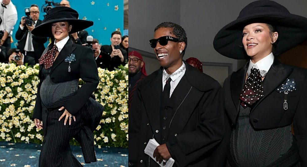 Rihanna și A$AP Rocky urmează să aibă al treilea copil. Anunțul, făcut la Met Gala 2025