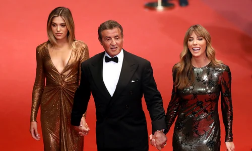 Sylvester Stallone alaturi de sotia Jennifer Flavin si fiica sa FOTO EPA-EFE