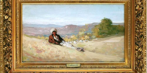 Tabloul „Ciobănaş pe Valea Doftanei“ de N. Grigorescu va fi scos la licitaţie de casa Artmark
