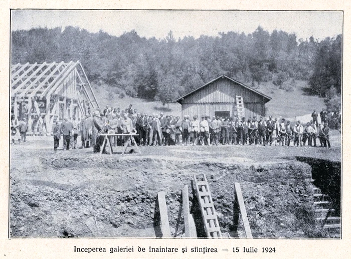 15 iulie 1924: încep lucrările de realizare a tunelului, de la nord către sud