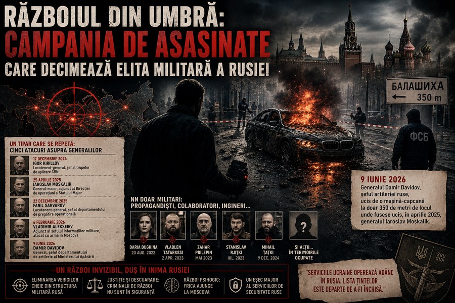 Războiul din umbră: campania de asasinate care decimează eli