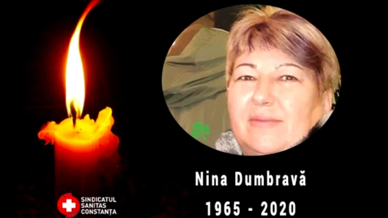 Nina Dumbravă, asistenta medicală moartă de Covid-19, la Constanţa Sursa Facebook Sanitas Constanţa