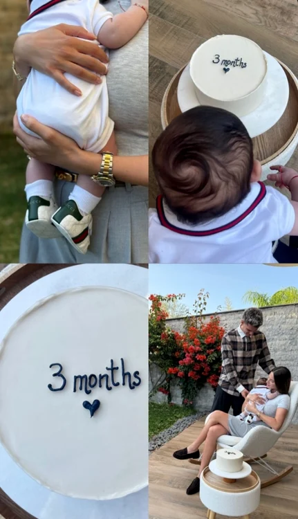 Giorgios a împlinit trei luni / Foto: Instagram Story