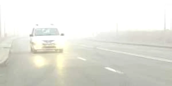 Vizibilitatea este extrem de scăzută