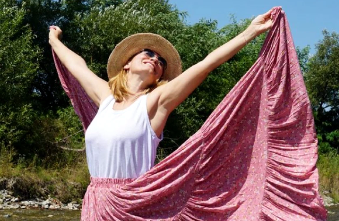 Andreea Esca a slăbit 6 kilograme vara aceasta. foto: arhiva personală