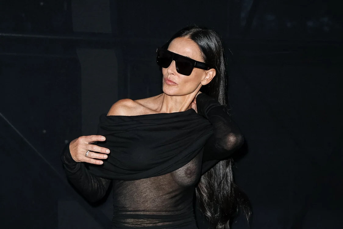 Demi Moore la Paris, Foto Profimedia (1) jpg