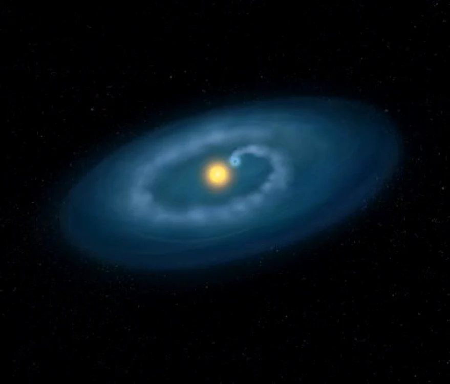 Steaua devorează uriaşa planetă gazoasă Wasp 12b FOTO dailygalaxy.com