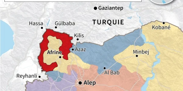Ofensiva turcă din Afrin FOTO AFP
