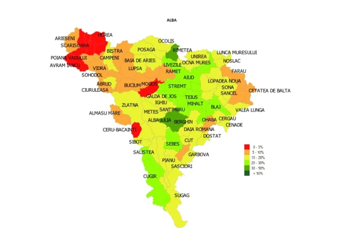 În zona Munţilor Apuseni, rata vaccinării este foarte scăzută