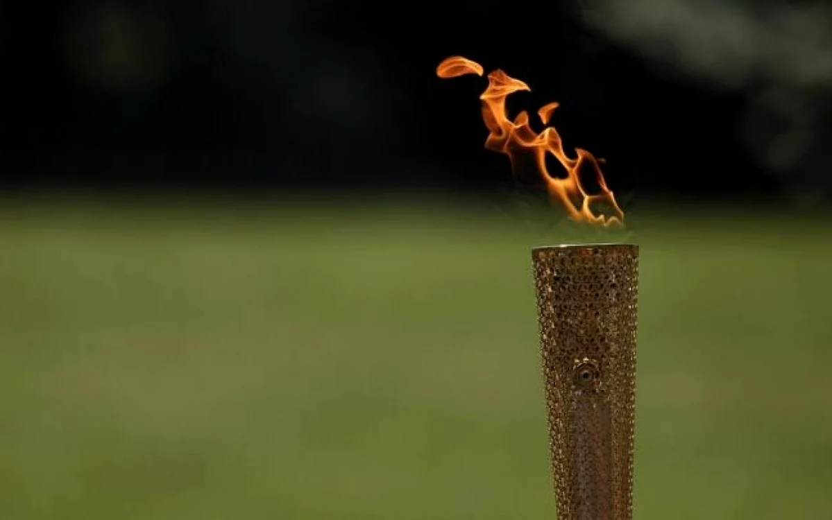 Este pentru prima dată când flacăra olimpică are ca destinaţie finală România   FOTO Arhivă