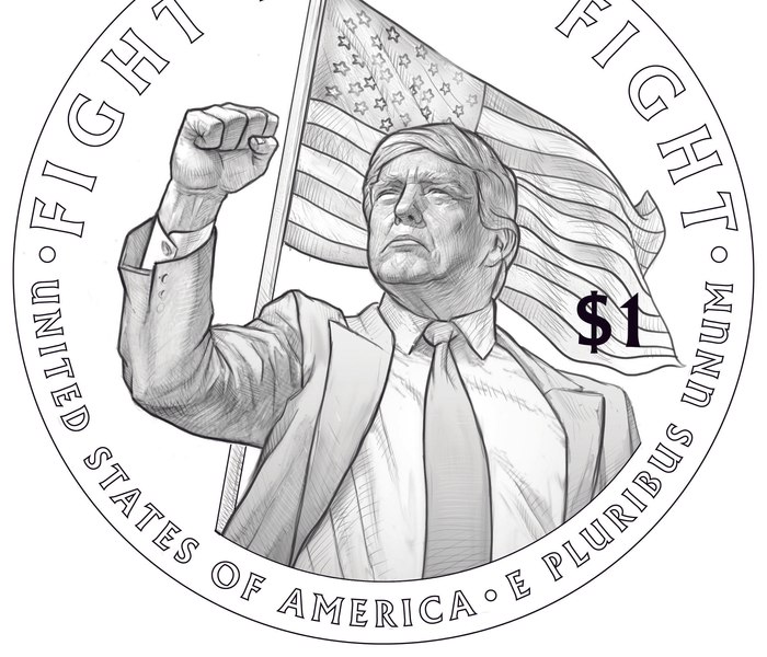 Trump va ajunge în buzunarele americanilor. Guvernul SUA pregătește o monedă aniversară cu chipul actualului președinte