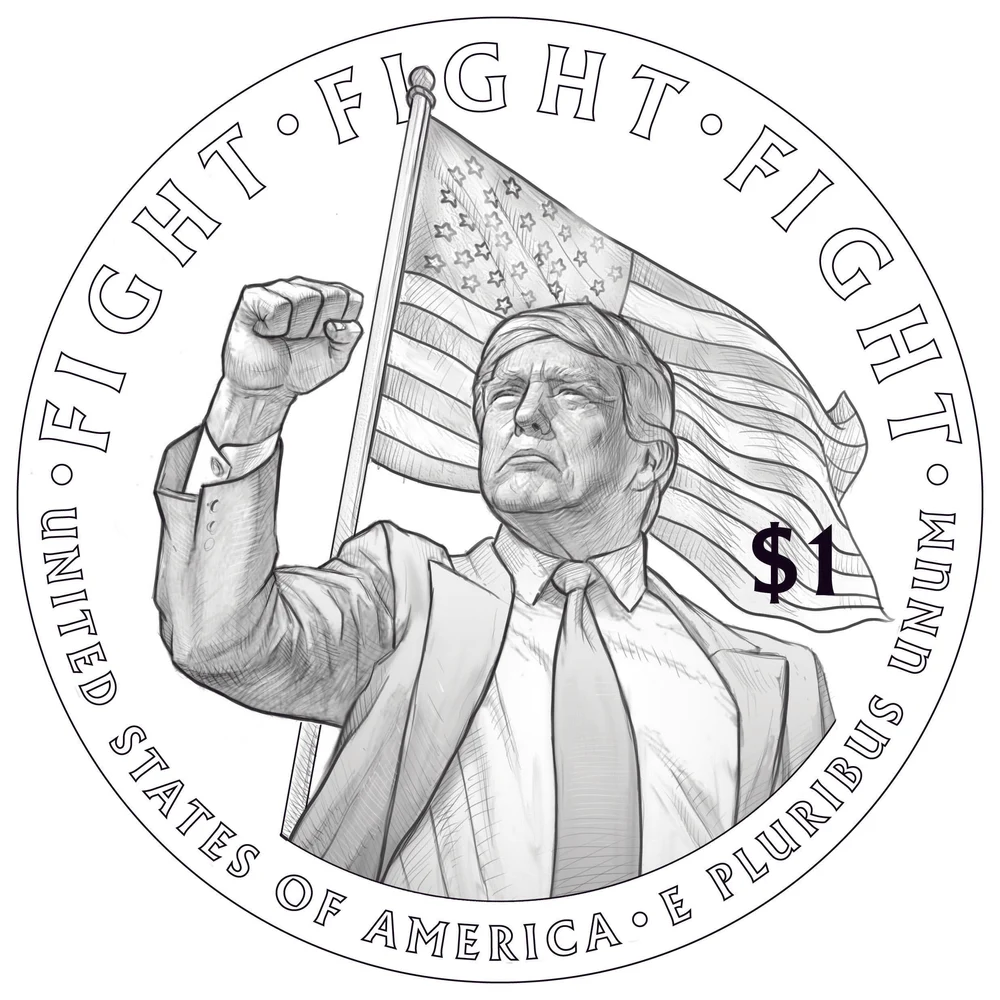 Trump va ajunge în buzunarele americanilor. Guvernul SUA pregătește o monedă aniversară cu chipul actualului președinte