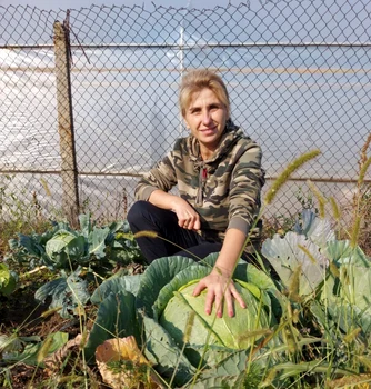 veronica gogot cultivă legume magice - foto arhiva personală