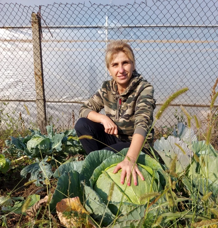 veronica gogot cultivă legume magice - foto arhiva personală
