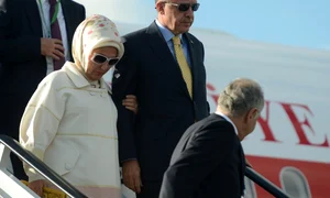 Soția lui Erdogan, Emine, are propiul avion care o duce în cele mai scumpe călătorii jpeg