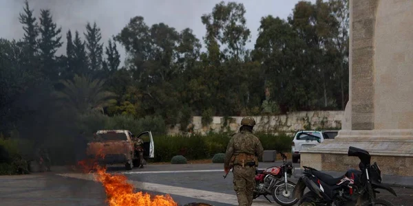 incendiere mormant Hafez al Affas/ FOTO:AFP 