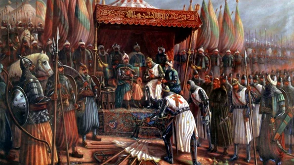 Calendar 2 octombrie: 1187 Saladin a cucerit Ierusalimul, după 88 de ani de stăpânire cruciată jpeg