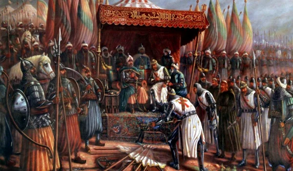 Calendar 2 octombrie: 1187 Saladin a cucerit Ierusalimul, după 88 de ani de stăpânire cruciată jpeg