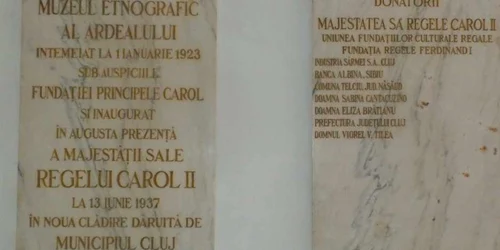 Placa comemorativă 1937