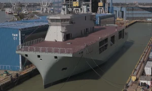 Portavion de drone Galați foto captura video Defense Romania png