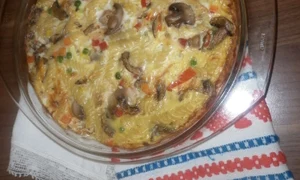 frittata cu paste jpeg