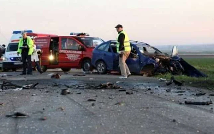 În urma accidentului 5 persoana au fost rănite Foto:Arhiva