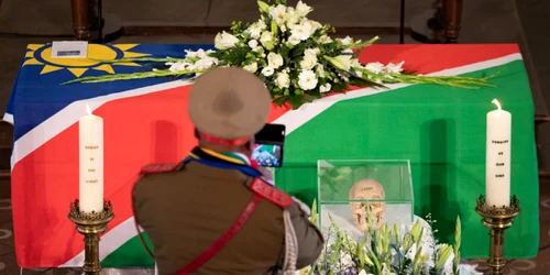 Ceremonie la Berlin de comemorare a victimelor genocidului din Namibia FOTO EPA-EFE