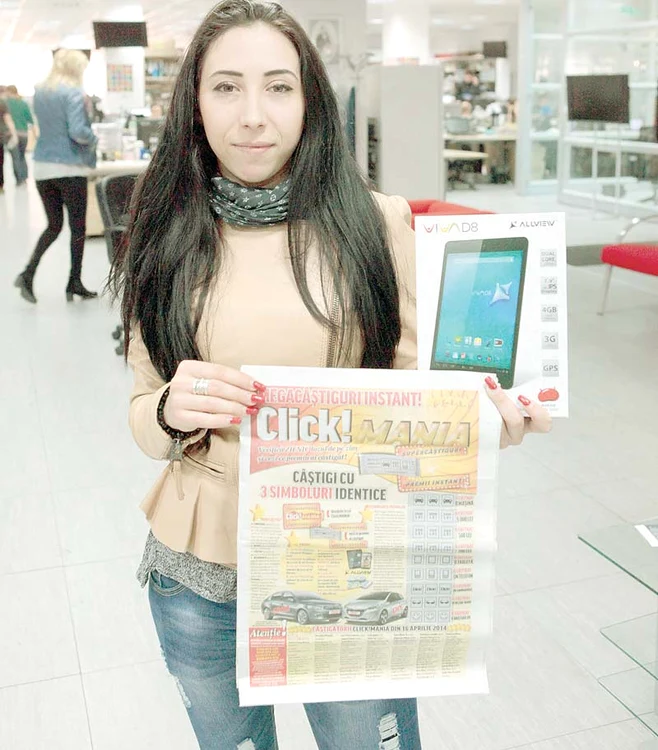 Mădălina Păunică (24 de ani) a câştigat o tabletă Allview la cel mai iubit concurs (Fotografii: Click!)