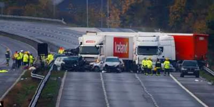 Accident în lanţ, în Anglia