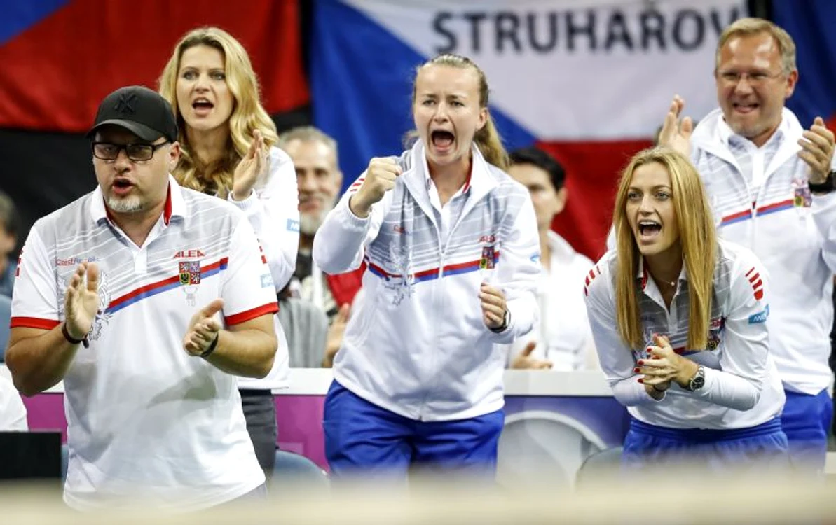 
    Bucuria cehoaicelor dupa un nou succes in Fed CupFOTO: EPA  