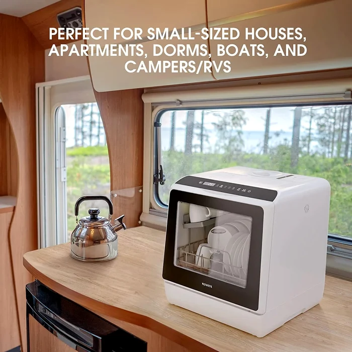 Mașină de spălat vase compactă pentru autorulote și camping Sursă OodGifts com jpg