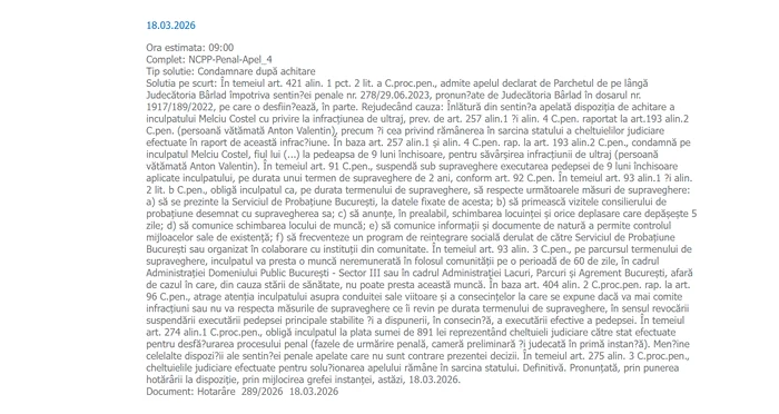 FOTO: captură foto portal.just.ro