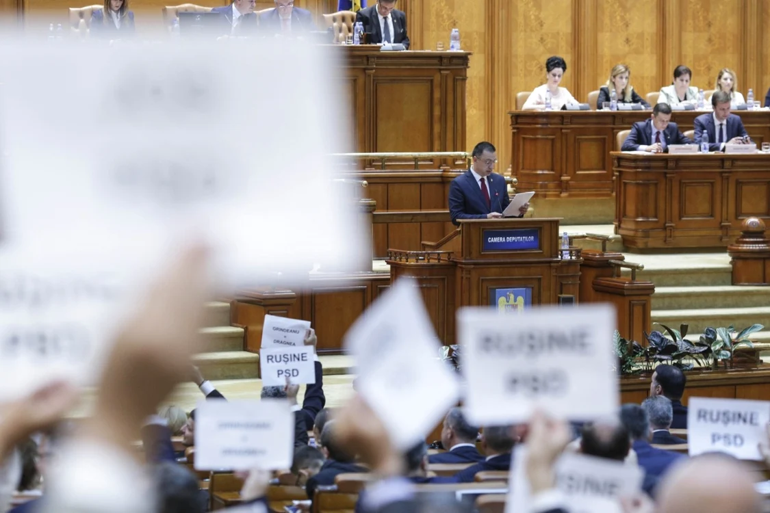 Moţiunea s-a votat miercuri în Parlament FOTO  Inquam Photos Octav Ganea
