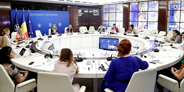 Întâlnire consultativă la Guvern cu ONG-uri pe tema situației drepturilor femeilor în România FOTO: GOV