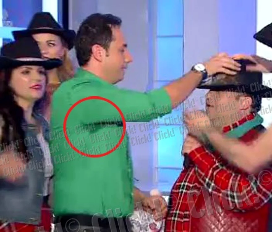 Cătălin Măruţă, în emisiunea «Happy Hour» de joi. (captură Pro TV)