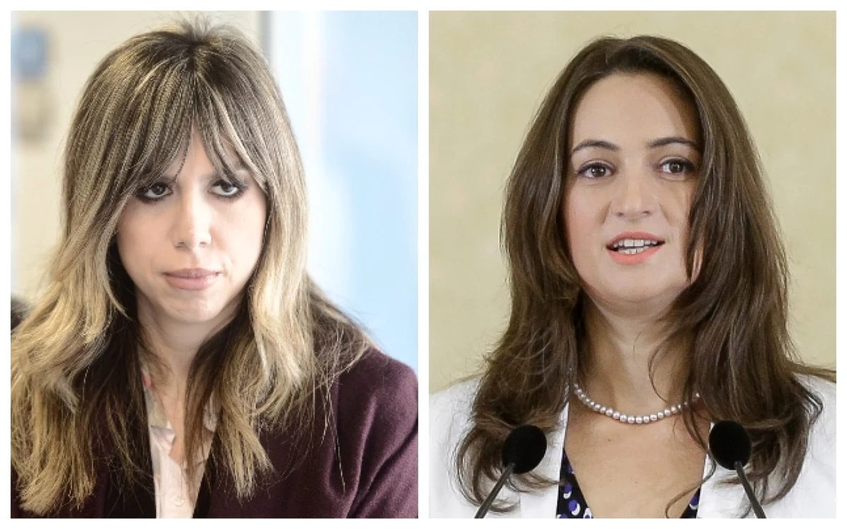 Denise Rifai trimite săgeţi către Mădălina Dobrovolschi FOTO Colaj Adevărul