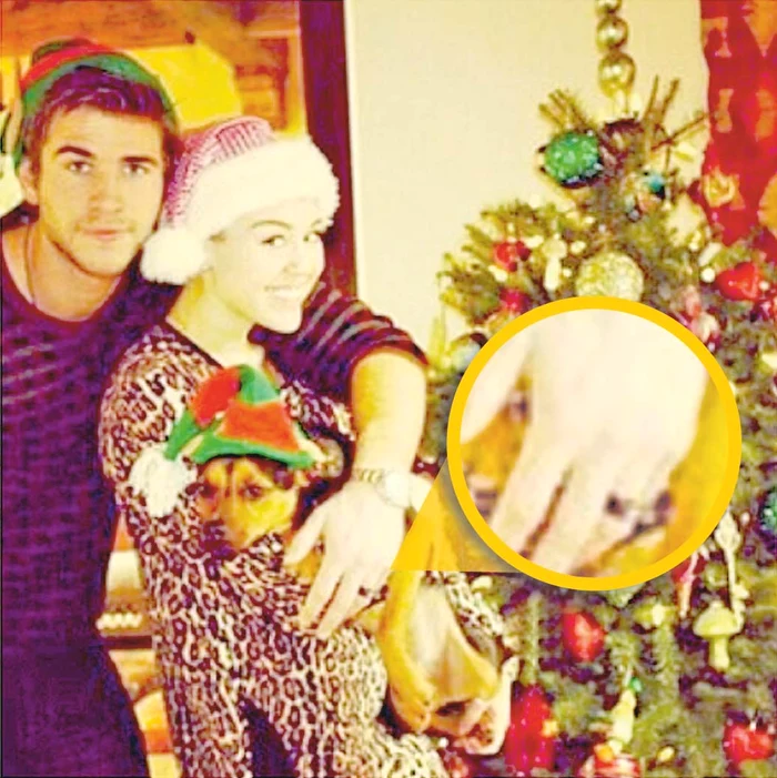 Verigheta de pe mâna iubitului a dus la apariţia zvonului că s-au căsătorit